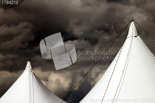 Image of storm tents
