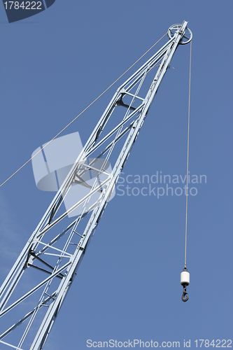 Image of harbor crane