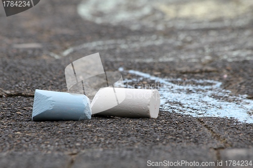 Image of two chalk sticks