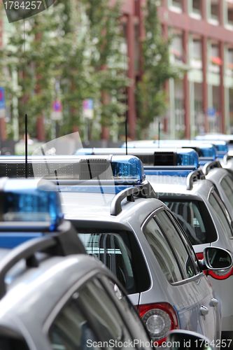 Image of german police cars