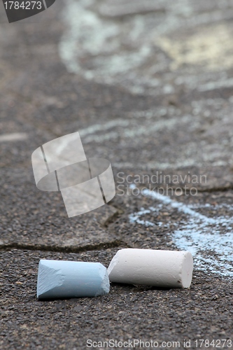 Image of two chalk sticks