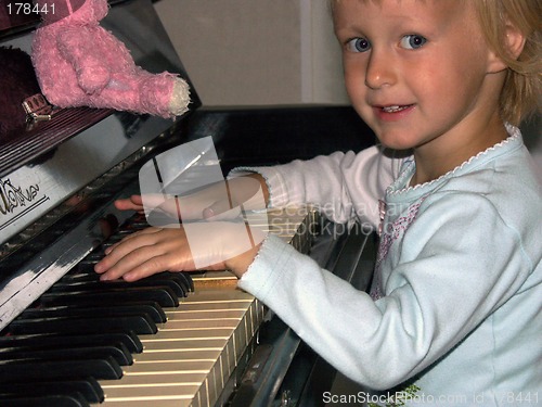 Image of Playing the piano