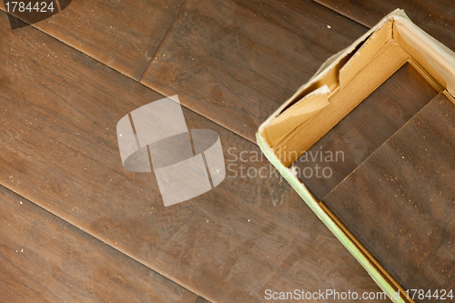 Image of Newly Installed Brown Laminate Flooring