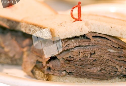 Image of brisket sandwich