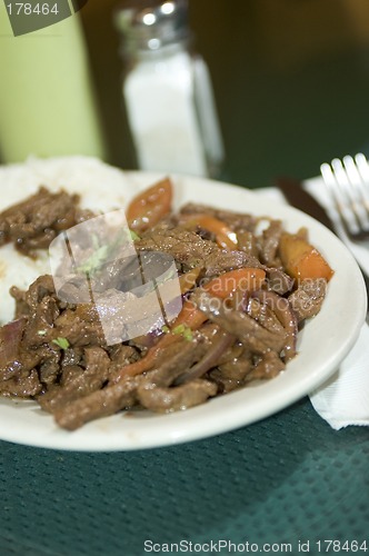 Image of lomo saltado peruvian steak