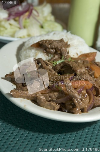 Image of lomo saltado peruvian steak