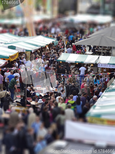 Image of Market crowd