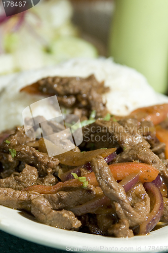 Image of lomo saltado peruvian steak