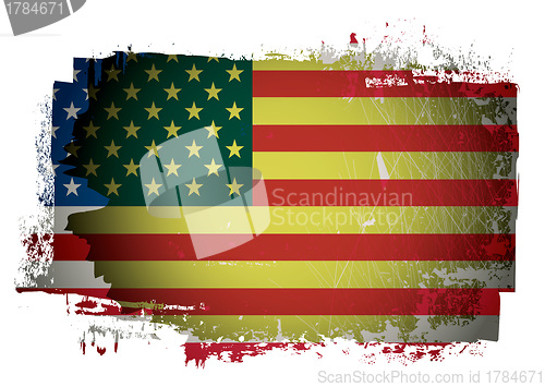 Image of Old American flag