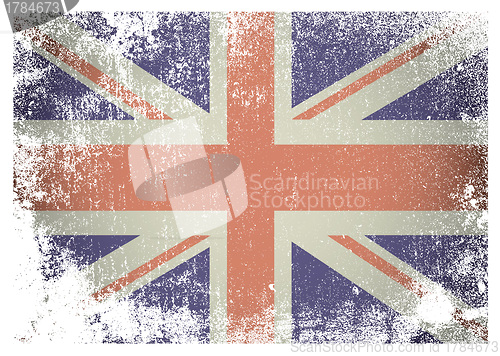 Image of Grunge british flag