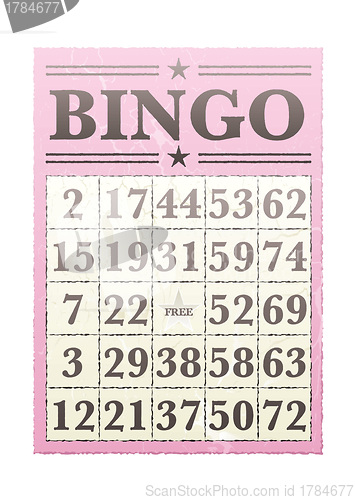 Image of bingo card