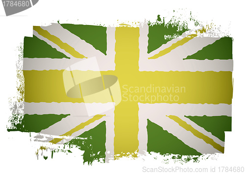 Image of Green british flag