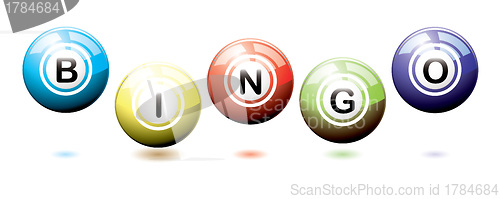 Image of Bingo balls bounce