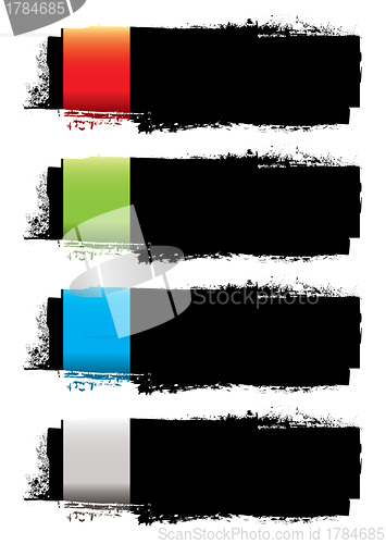 Image of Grunge banner strip