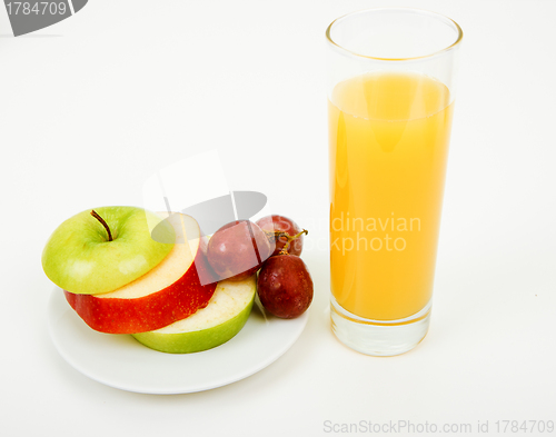 Image of apple and orange juice
