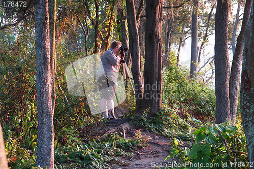 Image of photographer at work