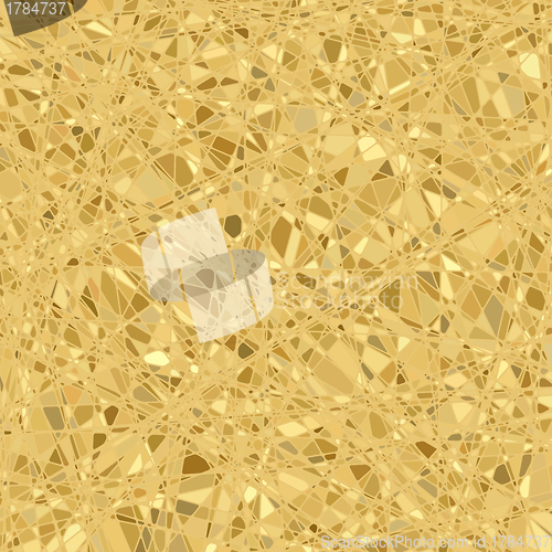 Image of Gold mosaic background. EPS 8