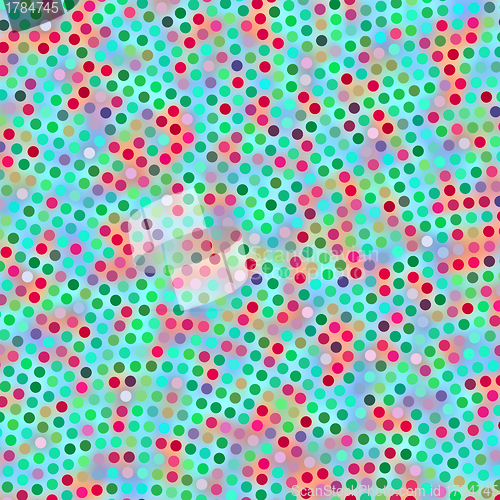 Image of Abstract rounded pixel points mosaic. EPS 8