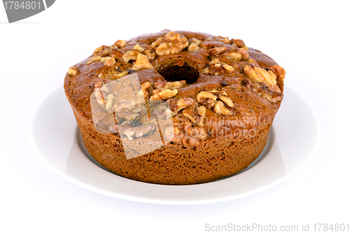 Image of Honey cake with nuts.