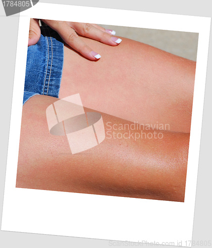 Image of Sexy female legs.