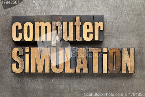 Image of computer simulation