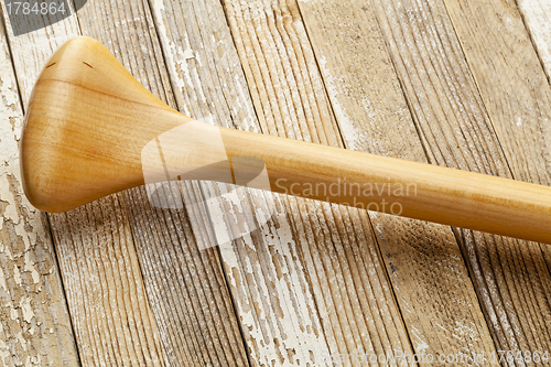 Image of canoe paddle grip