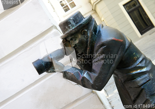 Image of Sculpture Paparazzi in Old Town, Bratislava