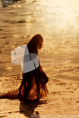 Image of Girl on the beach