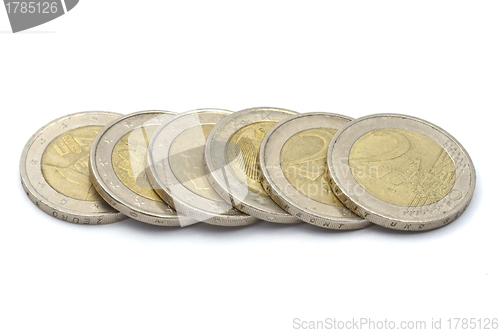 Image of Euro coins 