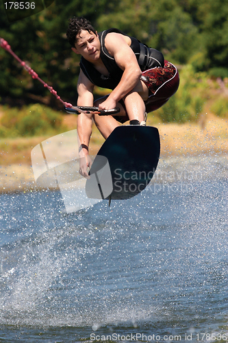 Image of Boy Wakeboarding