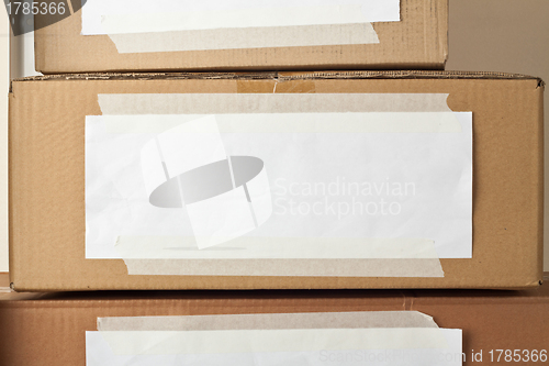 Image of Cardboard boxes