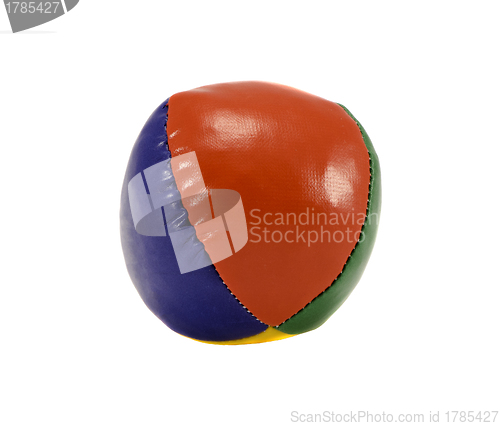 Image of juggling ball isolated on white 