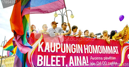 Image of Helsinki Pride gay parade