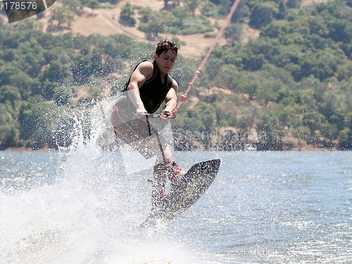 Image of Young wakeboarder