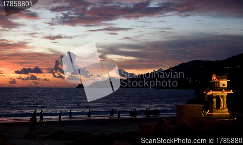 Image of Sunset on Patong Beach