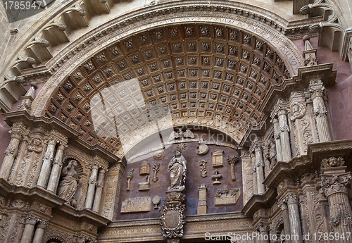 Image of Palma cathedral doorway