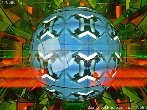 Image of Abstract globe box 1