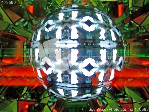 Image of Abstract globe box 2