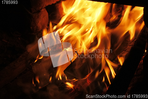 Image of Fire at night
