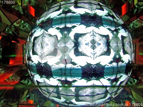 Image of Abstract globe box 3