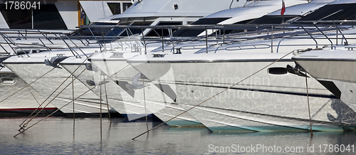 Image of Yachts at anchor