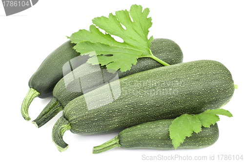Image of Four large courgettes