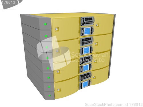 Image of Twin Server - Yellow