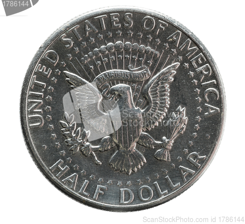 Image of Macro image of one dollar US coin