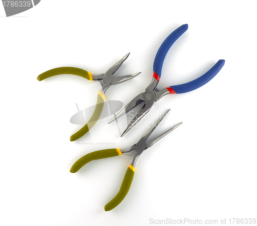 Image of Tools - Green and blue pliers