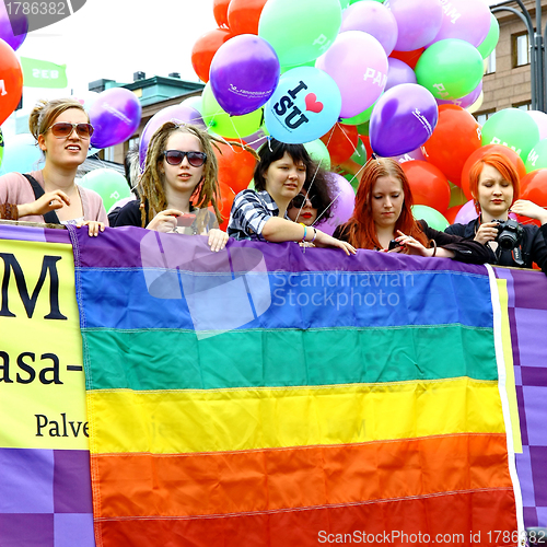 Image of Helsinki Pride gay parade