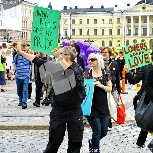 Image of Helsinki Pride gay parade