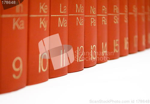 Image of Row of Red Books