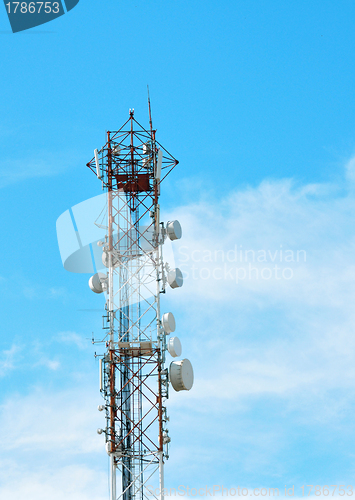 Image of communication tower 
