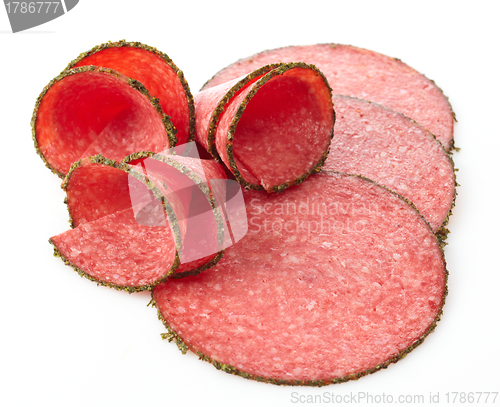 Image of salami sausage